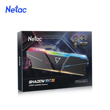 Load image into Gallery viewer, Netac Shadow RGB DDR4-3200 16GB ( 8G x 2 ) C16 Grey