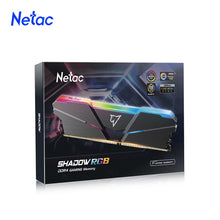 Load image into Gallery viewer, Netac Shadow RGB DDR4-3600 16GB ( 8GB x 2 ) C18 Grey
